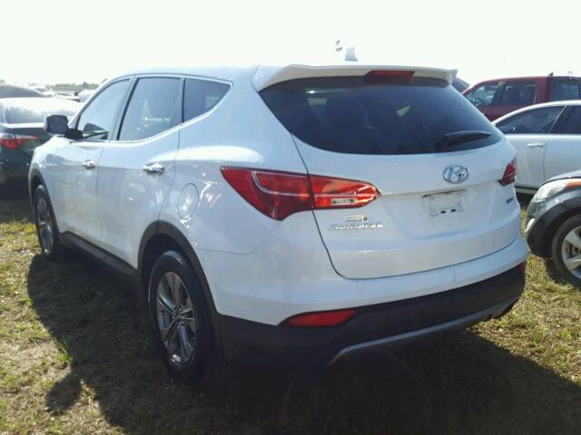 5XYZT3LB6GG358883 - 2016 HYUNDAI SANTA FE S WHITE photo 3