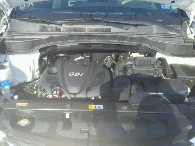 5XYZT3LB6GG358883 - 2016 HYUNDAI SANTA FE S Սպիտակ լուսանկար 7