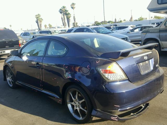 JTKDE177160114957 - 2006 TOYOTA SCION TC ლურჯი ფოტო 3