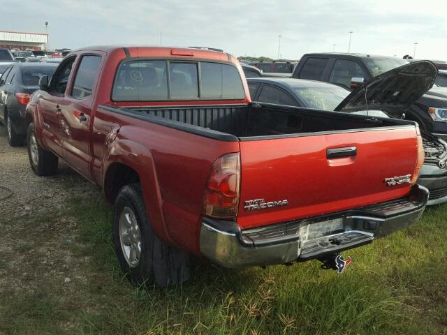 5TEKU72N47Z328479 - 2007 TOYOTA TACOMA RED photo 3