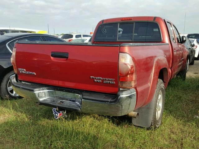 5TEKU72N47Z328479 - 2007 TOYOTA TACOMA RED photo 4