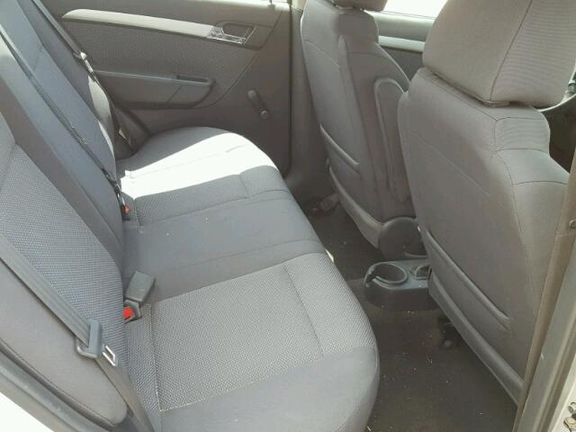 KL1TD5DE0AB126733 - 2010 CHEVROLET AVEO LS SILVER photo 6