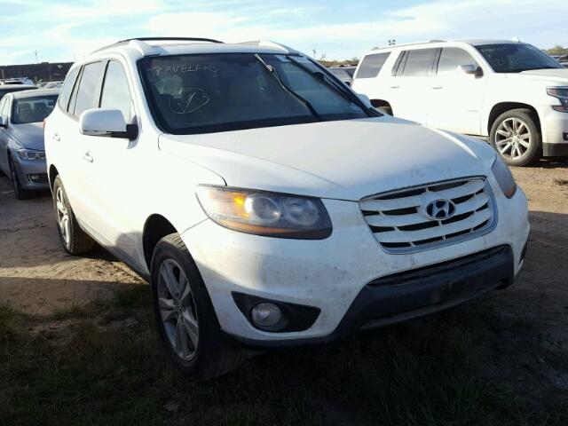 5NMSK3AB5AH333574 - 2010 HYUNDAI SANTA FE WHITE photo 1