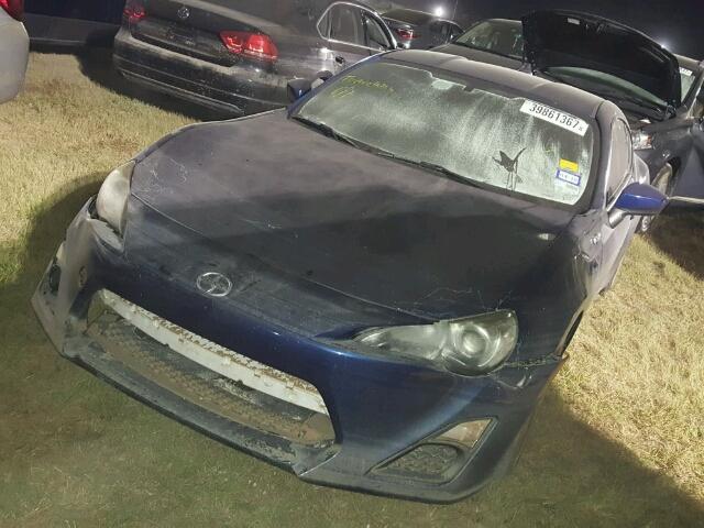 JF1ZNAA10D2724549 - 2013 TOYOTA SCION FR-S ლურჯი ფოტო 2