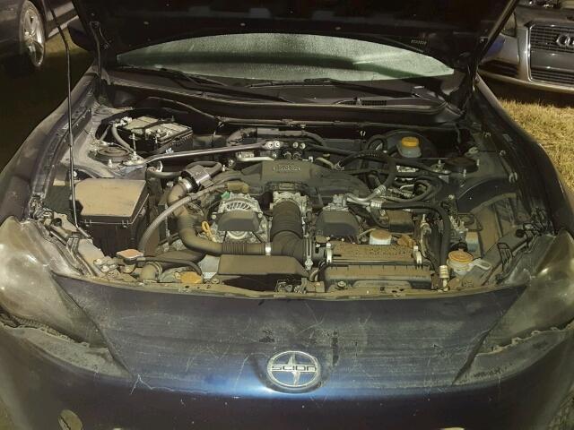 JF1ZNAA10D2724549 - 2013 TOYOTA SCION FR-S ლურჯი ფოტო 7