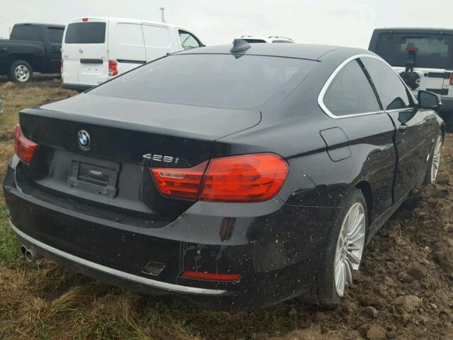 WBA3N7C52EF718763 - 2014 BMW 428 I BLACK photo 4