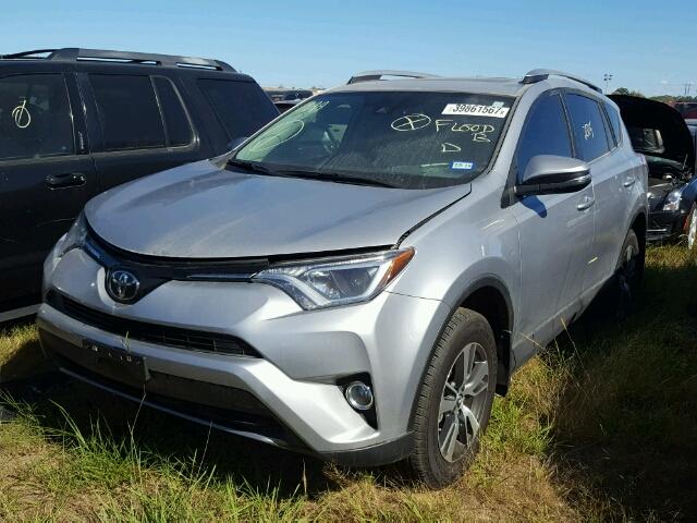 2T3WFREV9HW372297 - 2017 TOYOTA RAV4 SILVER photo 2