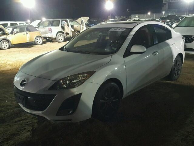 JM1BL1W56B1385859 - 2011 MAZDA 3 WHITE photo 2