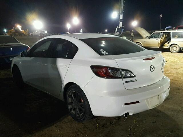 JM1BL1W56B1385859 - 2011 MAZDA 3 WHITE photo 3