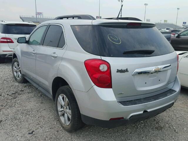 2GNFLFEK1E6287210 - 2014 CHEVROLET EQUINOX LT SILVER photo 3