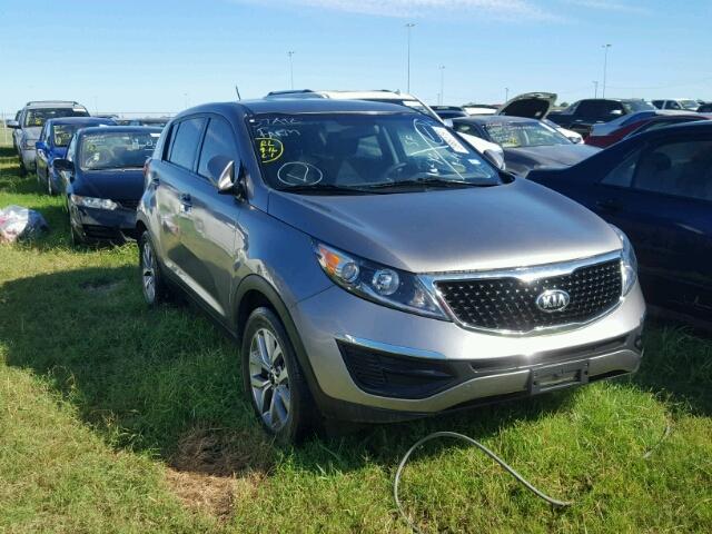 KNDPB3AC7F7710435 - 2015 KIA SPORTAGE GRAY photo 1