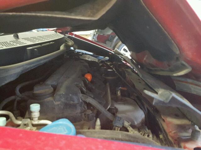 2HGFG110X9H002228 - 2009 HONDA CIVIC EXL RED photo 7