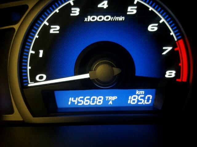 2HGFG110X9H002228 - 2009 HONDA CIVIC EXL RED photo 8