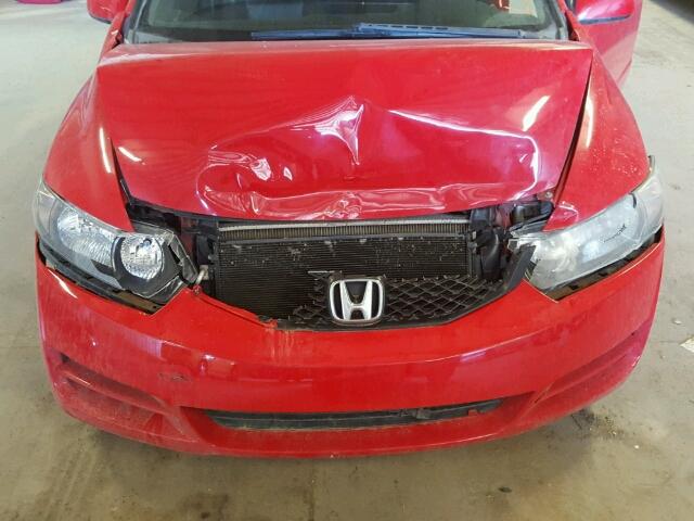 2HGFG110X9H002228 - 2009 HONDA CIVIC EXL RED photo 9