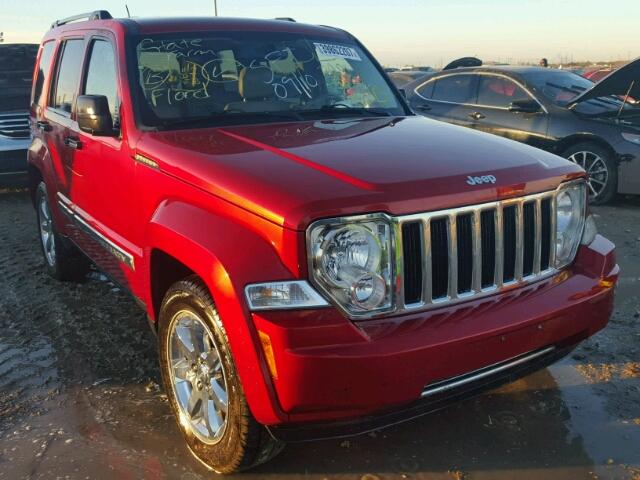 1J4PP5GK8AW152180 - 2010 JEEP LIBERTY BURGUNDY photo 1