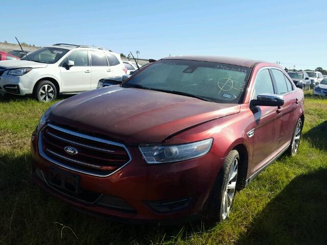 1FAHP2F88EG134010 - 2014 FORD TAURUS ORANGE photo 2