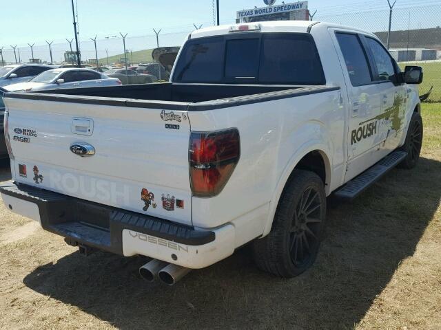 1FTFW1CT7DKF70883 - 2013 FORD F150 WHITE photo 4