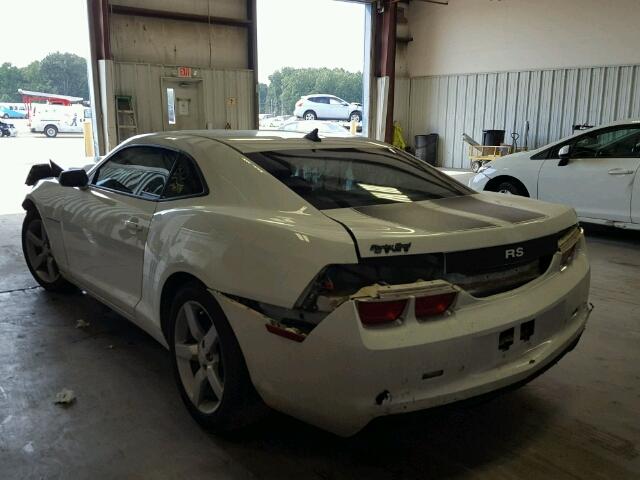 2G1FC1ED8B9144593 - 2011 CHEVROLET CAMARO LT WHITE photo 3