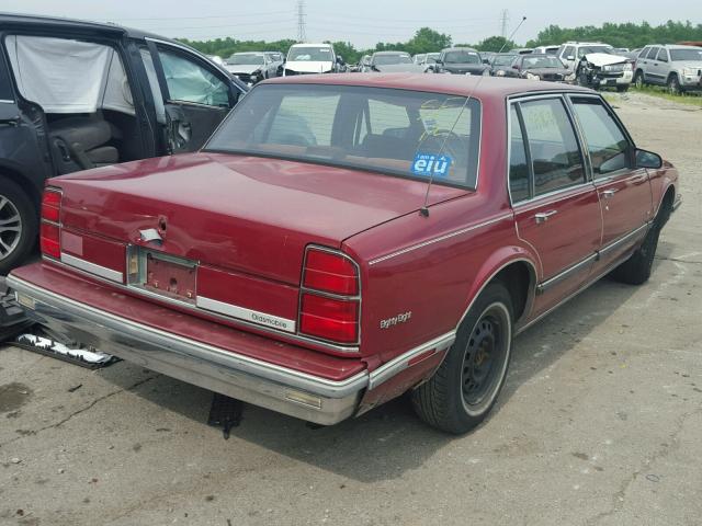 1G3HY54C8KW311897 - 1989 OLDSMOBILE DELTA 88 R MAROON photo 4