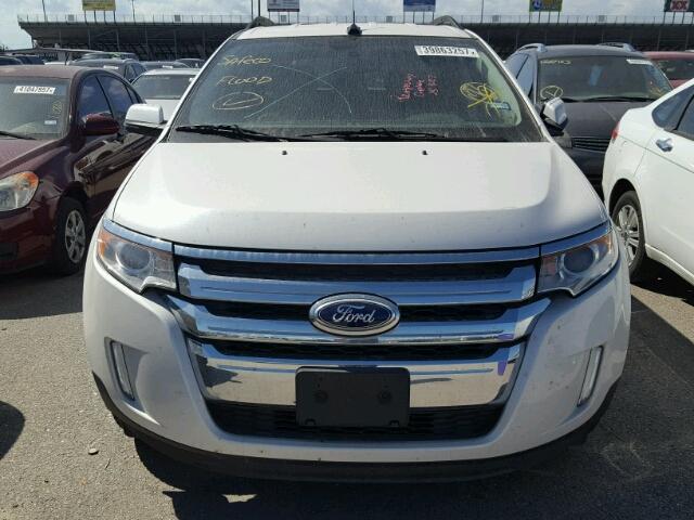 2FMDK3KC9DBB44358 - 2013 FORD EDGE WHITE photo 9