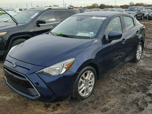 3MYDLBZV6GY105369 - 2016 TOYOTA SCION IA BLUE photo 2