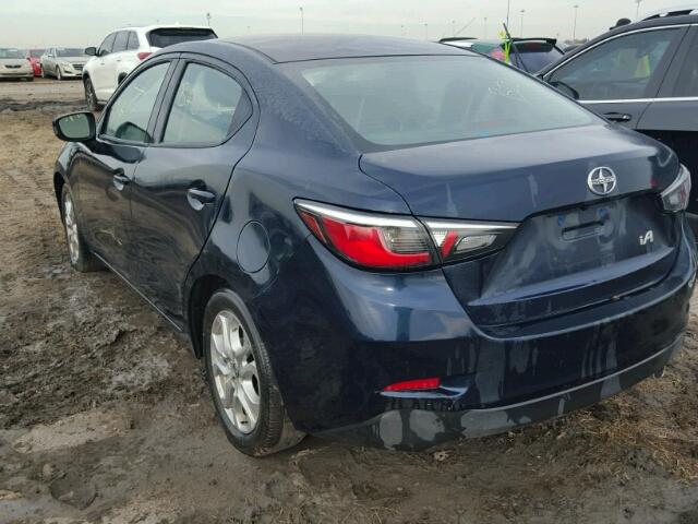3MYDLBZV6GY105369 - 2016 TOYOTA SCION IA BLUE photo 3
