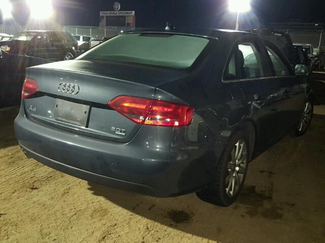 WAUSF78K89N038675 - 2009 AUDI A4 GRAY photo 4