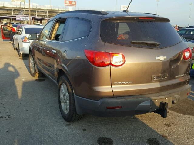 1GNER23D79S162089 - 2009 CHEVROLET TRAVERSE L BROWN photo 3