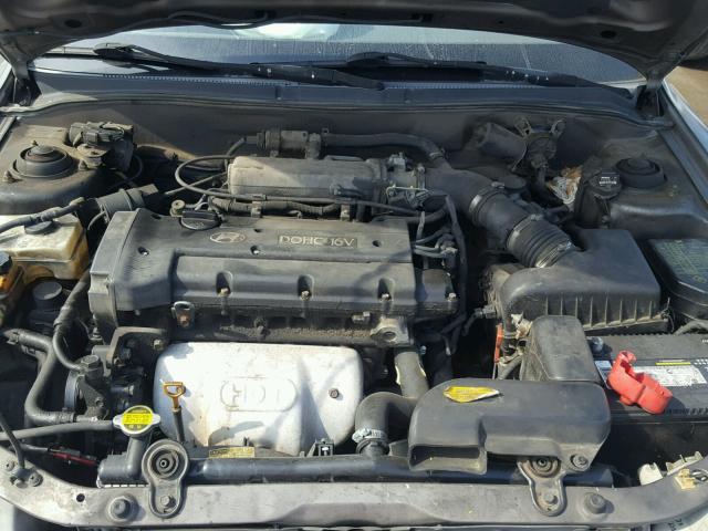 KMHJF25F2XU758125 - 1999 HYUNDAI ELANTRA BA GRAY photo 7