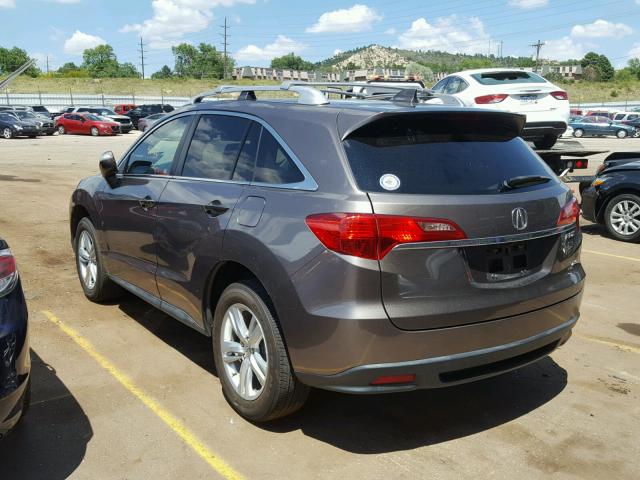 5J8TB4H3XDL011428 - 2013 ACURA RDX BASE GRAY photo 3