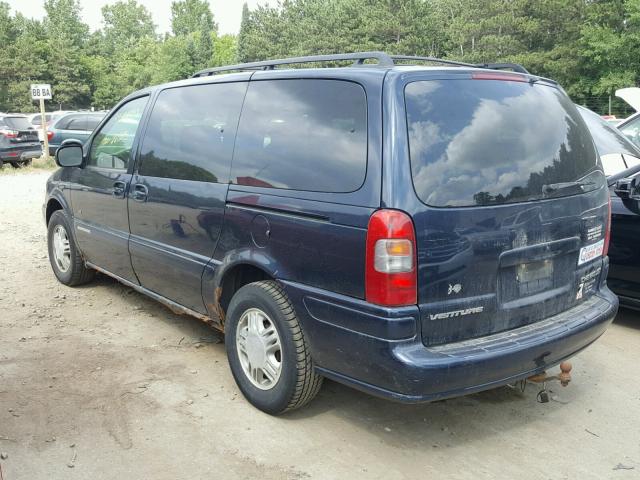 1GNDX13E4YD274520 - 2000 CHEVROLET VENTURE LU RED photo 3