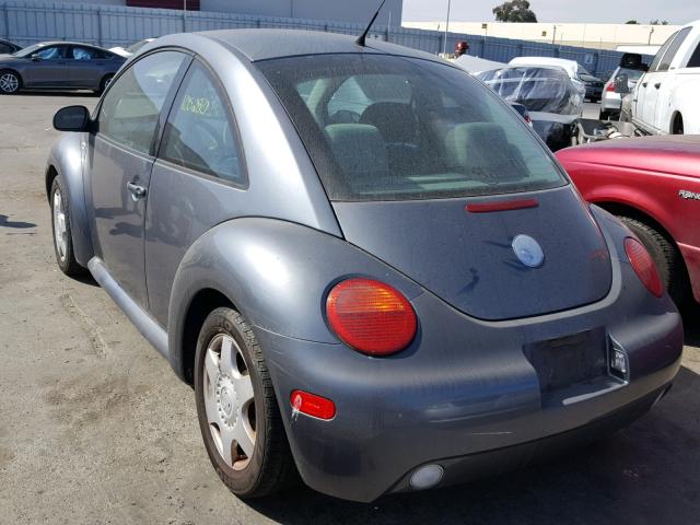 3VWCK21CX2M450361 - 2002 VOLKSWAGEN NEW BEETLE Boz foto 3