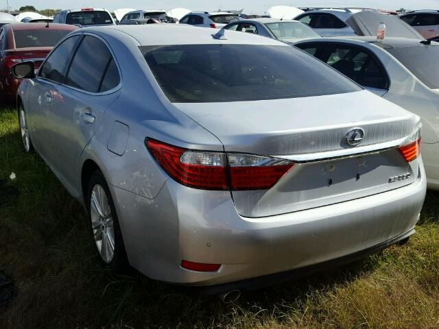 JTHBK1GG0E2148963 - 2014 LEXUS ES SILVER photo 3