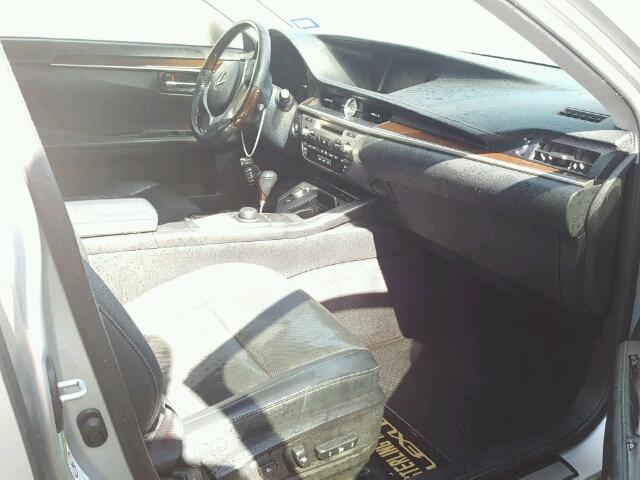 JTHBK1GG0E2148963 - 2014 LEXUS ES SILVER photo 5