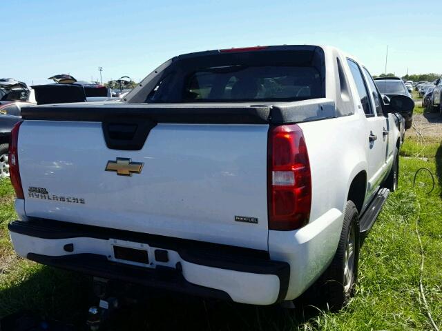 3GNEC12037G179650 - 2007 CHEVROLET AVALANCHE 白色 照片 4