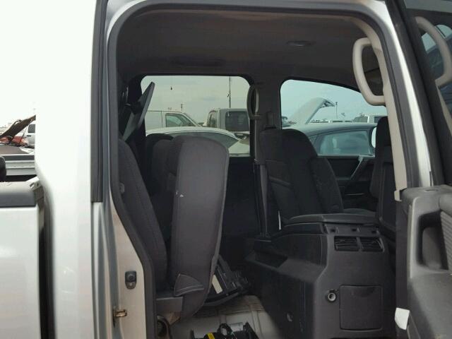 1N6BA0ED7AN320094 - 2010 NISSAN TITAN SILVER photo 6