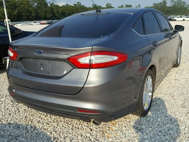 3FA6P0H73DR286798 - 2013 FORD FUSION CHARCOAL photo 4