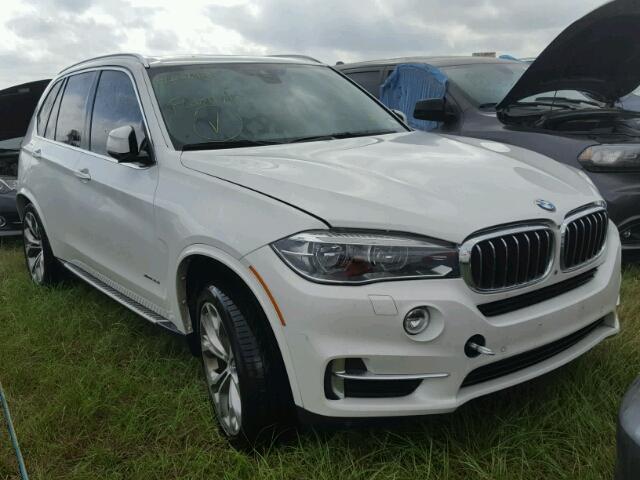 5UXKR0C52G0P29048 - 2016 BMW X5 WHITE photo 1