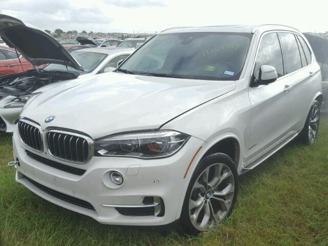 5UXKR0C52G0P29048 - 2016 BMW X5 WHITE photo 2