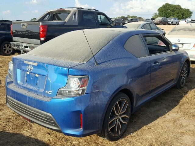 JTKJF5C72FJ007455 - 2015 TOYOTA SCION TC 蓝色 照片 4