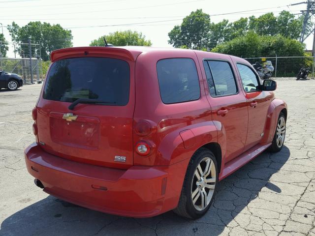 3GNCA63X48S683077 - 2008 CHEVROLET HHR SS 红色 照片 4