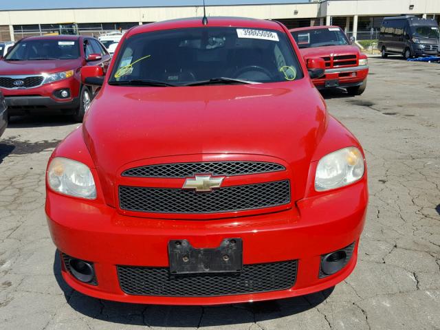 3GNCA63X48S683077 - 2008 CHEVROLET HHR SS RED photo 9