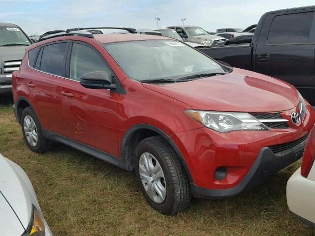 JTMZFREV7FJ039606 - 2015 TOYOTA RAV4 LE RED photo 1