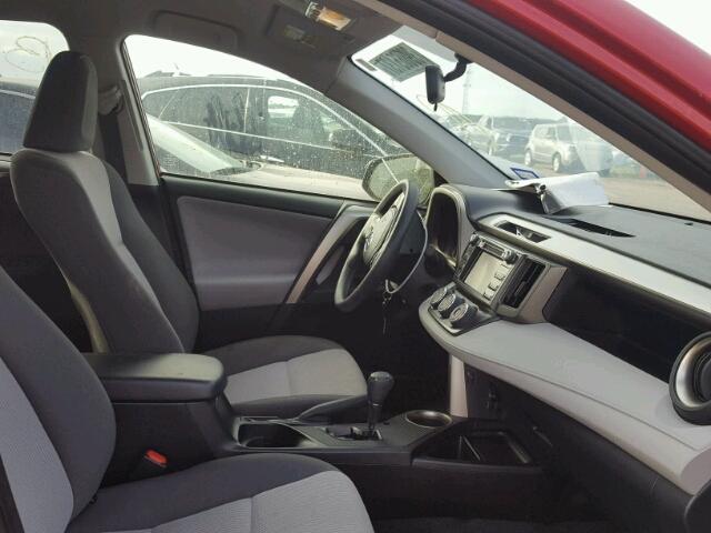 JTMZFREV7FJ039606 - 2015 TOYOTA RAV4 LE Qırmızı foto 5