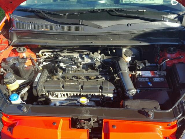 KNDJT2A27B7212248 - 2011 KIA SOUL + RED photo 7