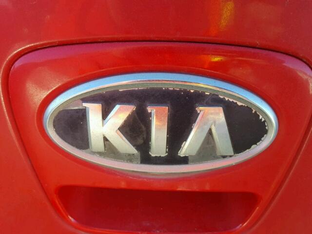 KNDJT2A27B7212248 - 2011 KIA SOUL + RED photo 9