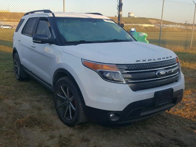 1FM5K7D8XFGC63181 - 2015 FORD EXPLORER X WHITE photo 1