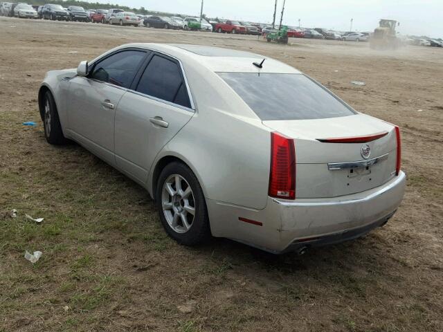 1G6DF577380167077 - 2008 CADILLAC CTS CREAM photo 3