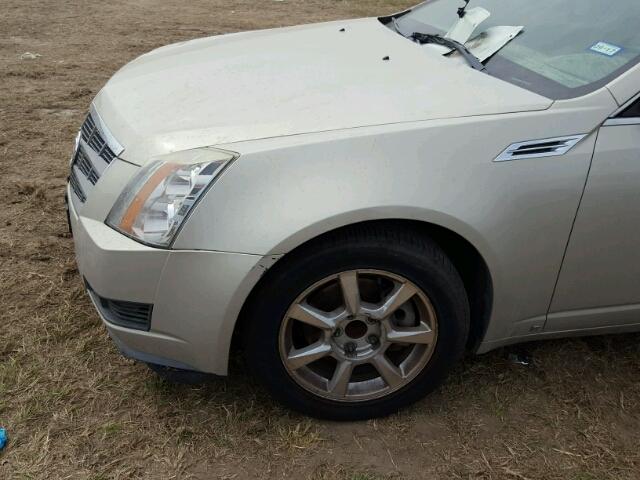 1G6DF577380167077 - 2008 CADILLAC CTS CREAM photo 9