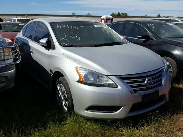 3N1AB7AP8EY271407 - 2014 NISSAN SENTRA GRAY photo 1